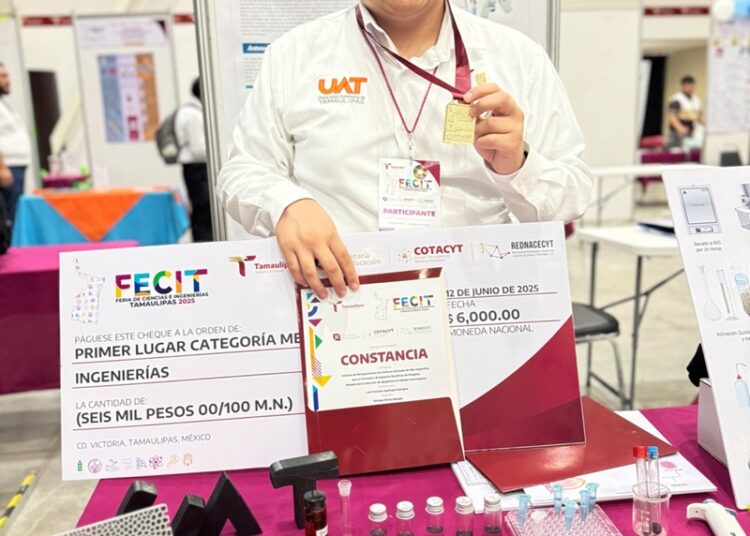 Estudiante de la UAT investiga cura contra el cáncer