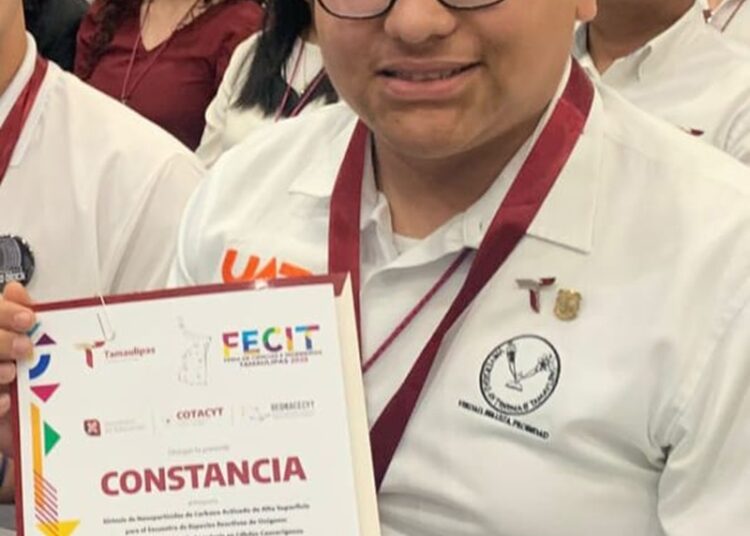 Estudiante de la UAT investiga cura contra el cáncer
