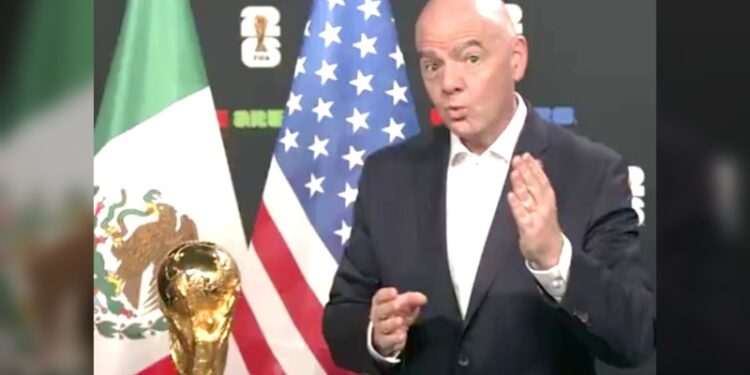 Infantino inicia cuenta regresiva a un año del ‘Mundial 2026’