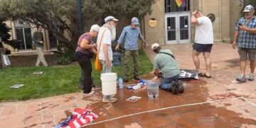 ¡Ataque en una marcha proisraelí en Colorado!