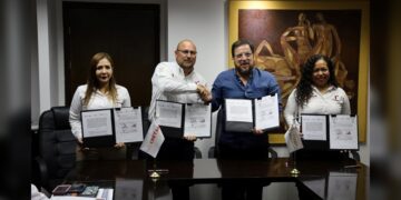 Firman convenio de colaboración SGG y SET en favor de la niñez tamaulipeca
