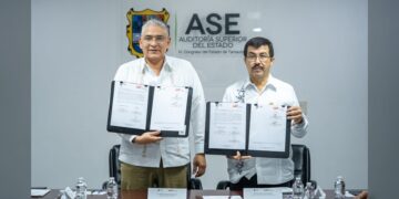 Firman convenio la UAT y la Auditoría Superior del Estado