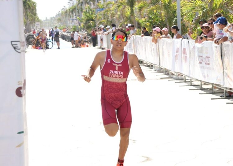 Inicia Tamaulipas fuerte en triatlón en la Olimpiada Nacional