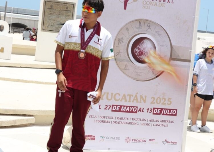 Inicia Tamaulipas fuerte en triatlón en la Olimpiada Nacional