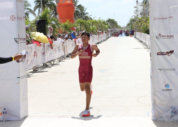 Inicia Tamaulipas fuerte en triatlón en la Olimpiada Nacional