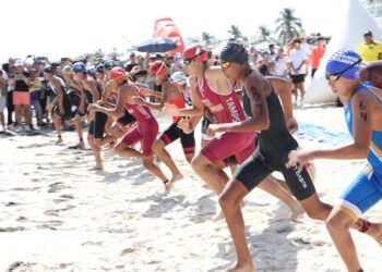 Inicia Tamaulipas fuerte en triatlón en la Olimpiada Nacional