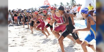 Inicia Tamaulipas fuerte en triatlón en la Olimpiada Nacional