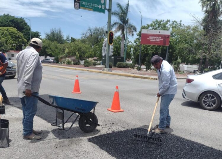 Intenso operativo de bacheo tras reportes por lluvias en la Capital