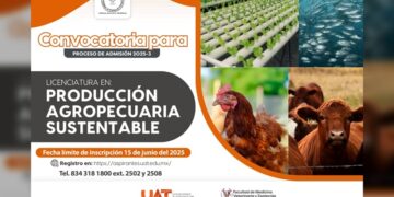 Invita la UAT a ingresar a la licenciatura en Producción Agropecuaria Sustentable
