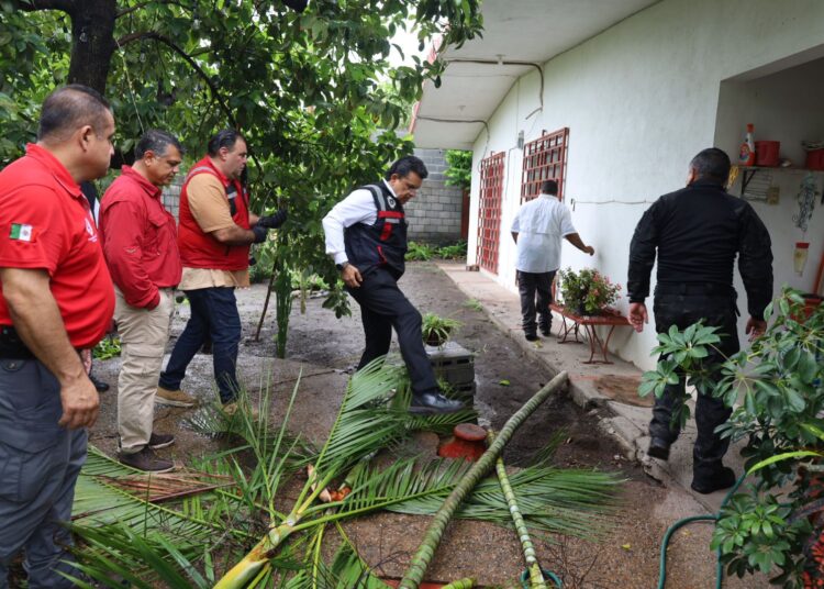 Supervisa alcalde de Victoria acciones por tormenta ‘Barry’