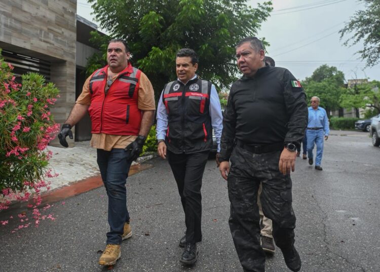 Supervisa alcalde de Victoria acciones por tormenta ‘Barry’