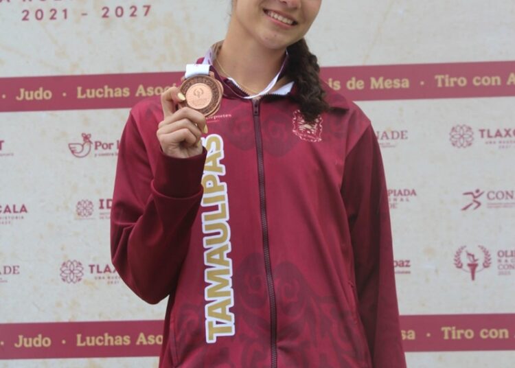 Mariela González gana medalla de bronce en la Olimpiada Nacional