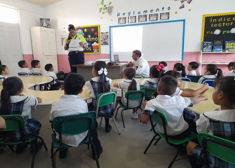 Promueve Dirección de Tránsito y Vialidad ‘Cultura Vial’ en niñas y niños