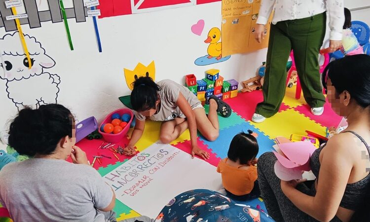 Realizan sesión de educación inicial en CEDES Reynosa