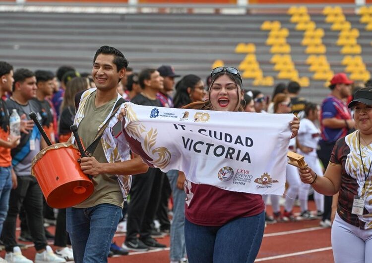 Recibe la Capital de Tamaulipas a jóvenes deportistas de tecnológicos de México