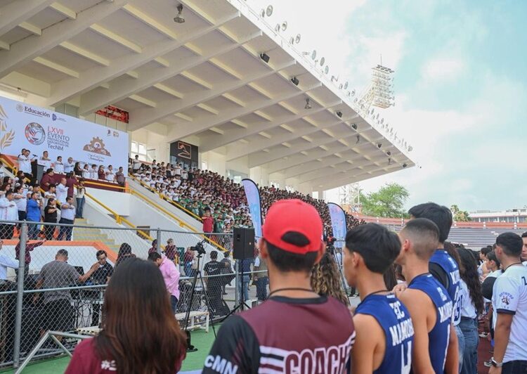 Recibe la Capital de Tamaulipas a jóvenes deportistas de tecnológicos de México