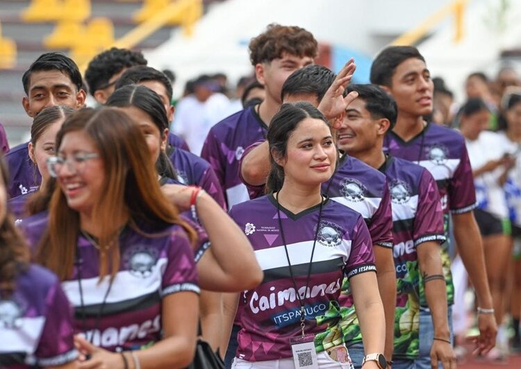 Recibe la Capital de Tamaulipas a jóvenes deportistas de tecnológicos de México