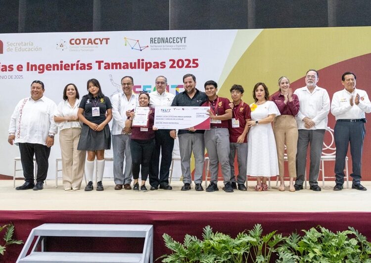 Reconocen a jóvenes talentos en la ‘Feria de Ciencias e Ingenierías Tamaulipas 2025’