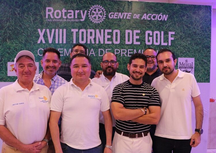Rotarios de Victoria de Escandón organizan torneo de golf