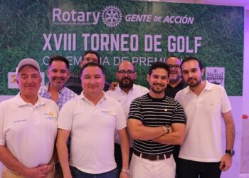 Rotarios de Victoria de Escandón organizan torneo de golf