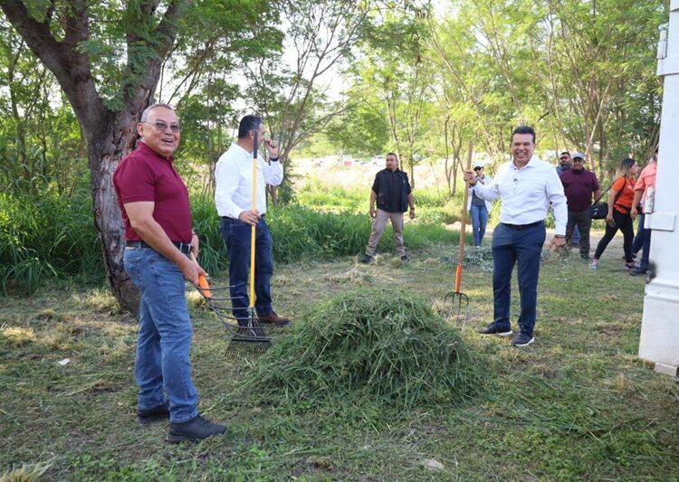 Sociedad y gobierno, sanean cauce del río San Marcos