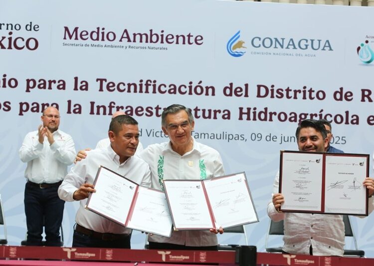 Suscriben modernización del campo tamaulipeco