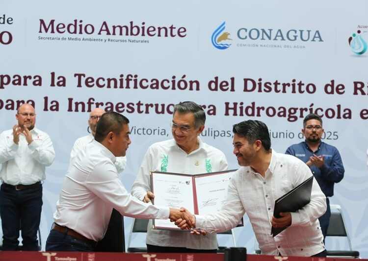 Suscriben modernización del campo tamaulipeco