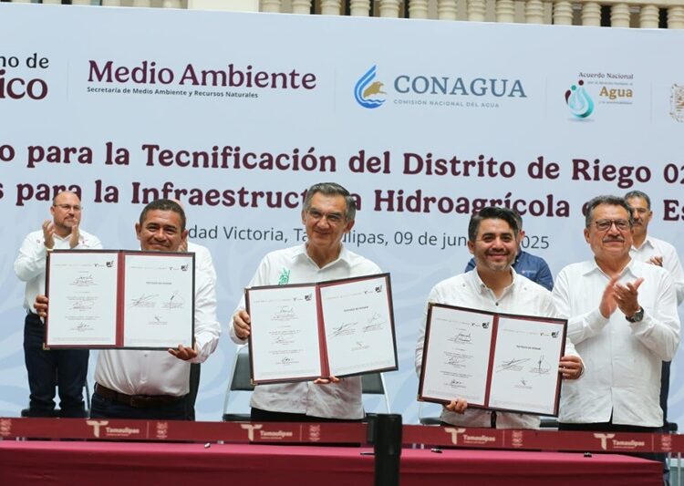 Suscriben modernización del campo tamaulipeco