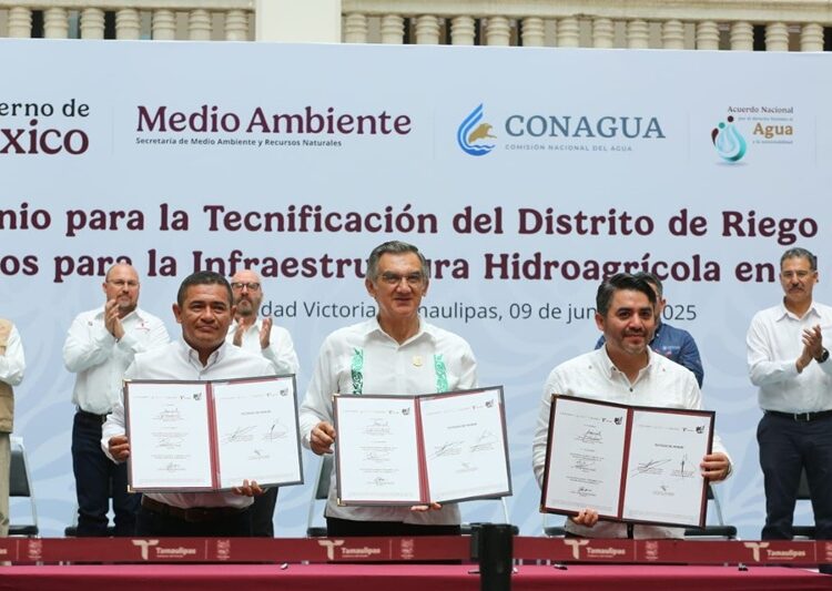 Suscriben modernización del campo tamaulipeco