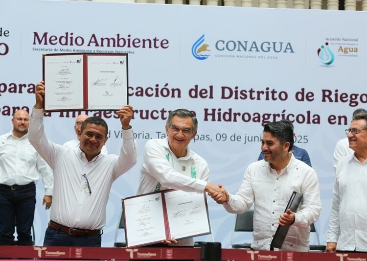 Suscriben modernización del campo tamaulipeco