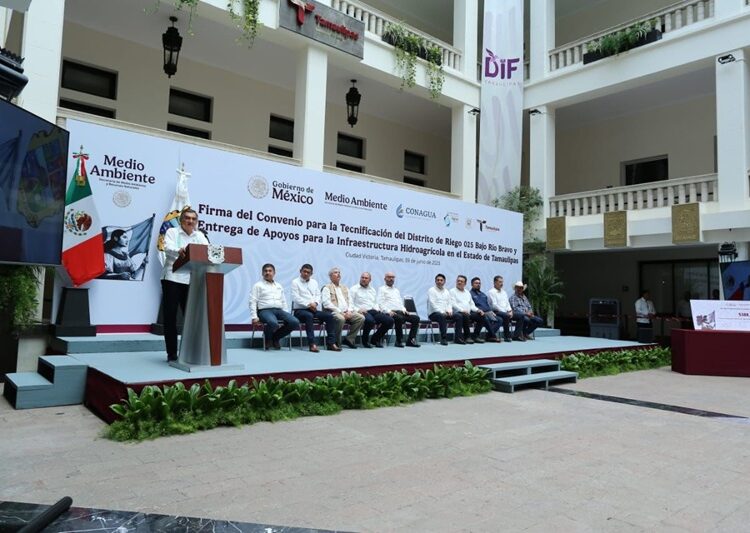 Suscriben modernización del campo tamaulipeco