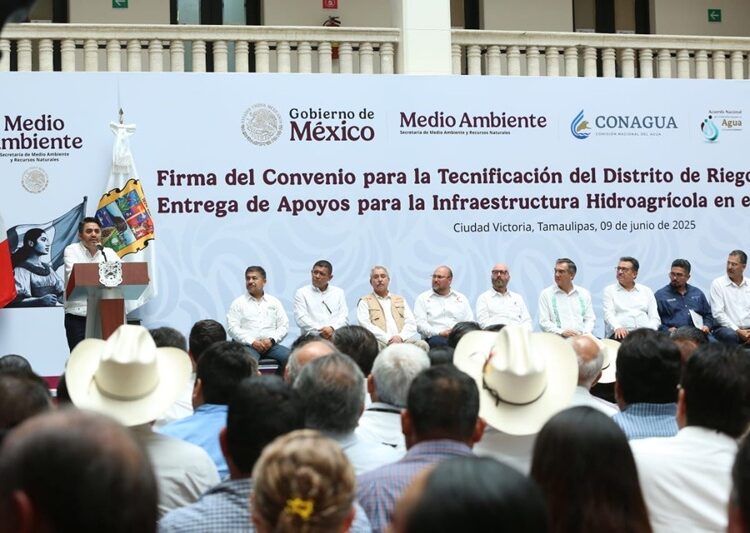 Suscriben modernización del campo tamaulipeco