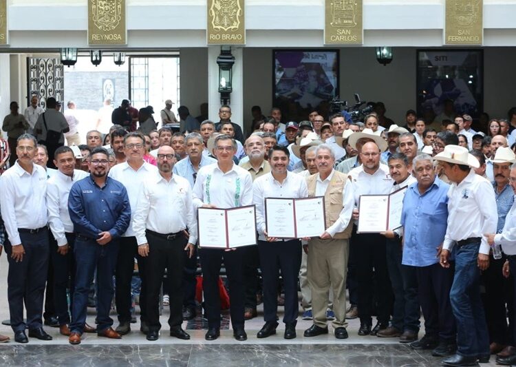 Suscriben modernización del campo tamaulipeco