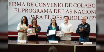 Tamaulipas pionero en firmar convenio de colaboración con el PNUD