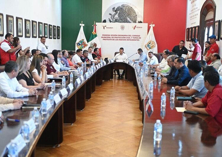 Toma protesta Consejo de Protección Civil en Victoria