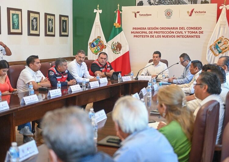 Toma protesta Consejo de Protección Civil en Victoria