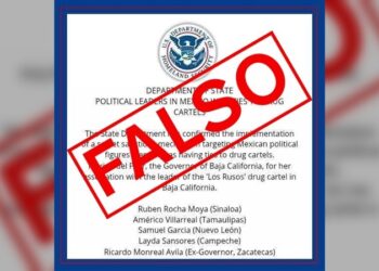 Embajada de EUA desmiente lista de políticos ligados con cárteles