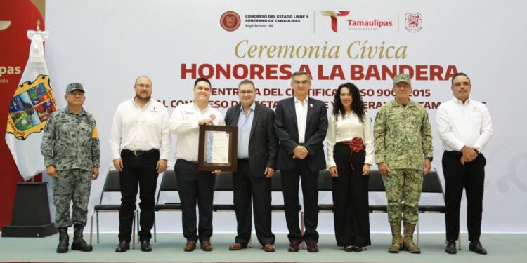 Certificación Internacional de Calidad al Congreso Tamaulipeco