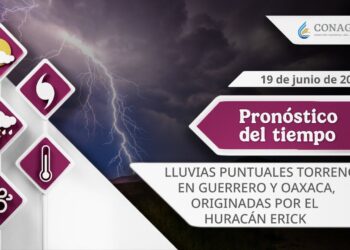 #PronósticodelTiempo para hoy Jueves 19 de junio de 2025