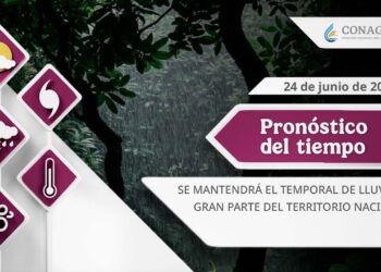 #PronósticodelTiempo para hoy Martes 24 de junio de 2025
