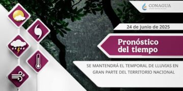 #PronósticodelTiempo para hoy Martes 24 de junio de 2025