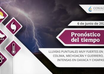 #PronósticodelTiempo para hoy Viernes 06 de junio de 2025