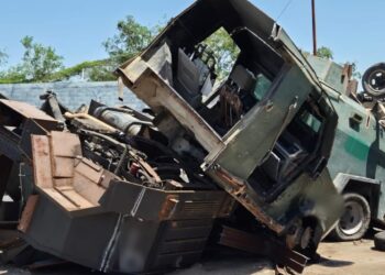 Destruye FGR 23  “monstruos” decomisados al crimen en Tamaulipas