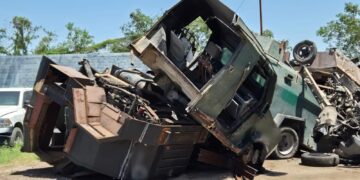 Destruye FGR 23  “monstruos” decomisados al crimen en Tamaulipas