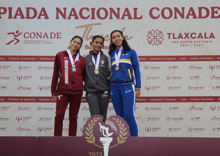 3 medallas más para Tamaulipas en atletismo de Olimpiada Nacional