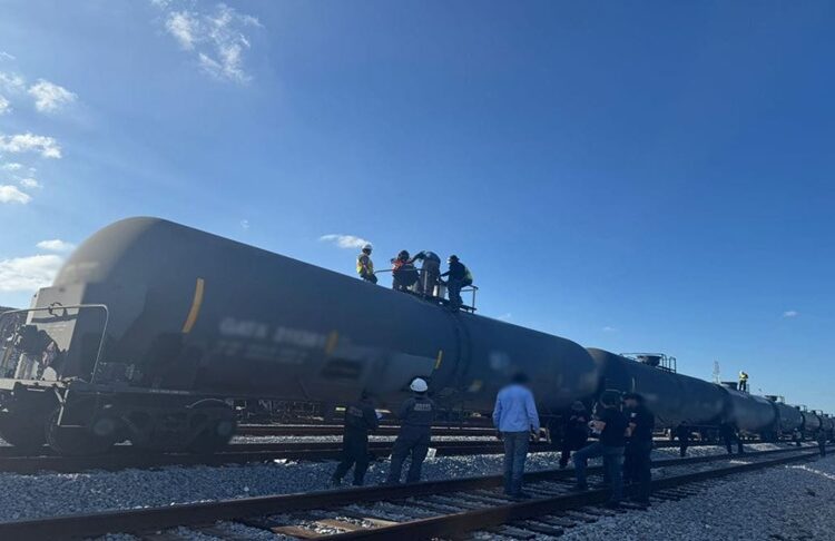 Aseguran más de 2 millones de litros de diésel en Aduana ferroviaria de Tamaulipas