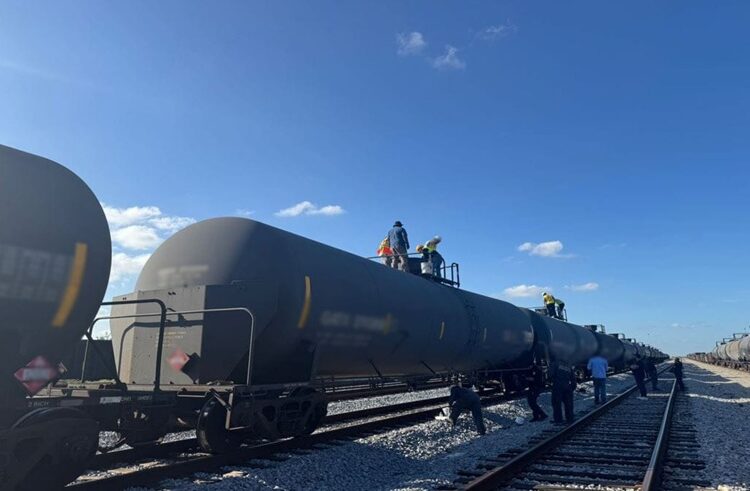 Aseguran más de 2 millones de litros de diésel en Aduana ferroviaria de Tamaulipas