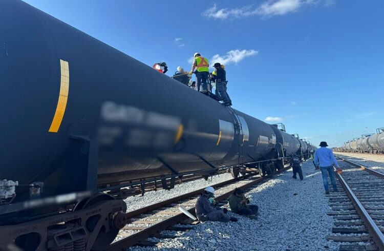 Aseguran más de 2 millones de litros de diésel en Aduana ferroviaria de Tamaulipas