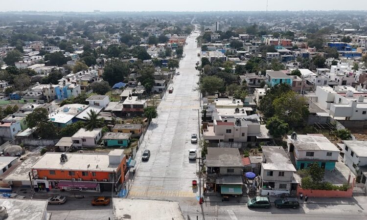 Avanza Tampico en infraestructura vial e hidráulica
