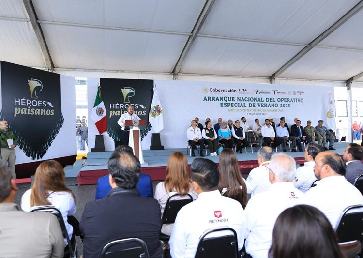 Banderazo al ‘Operativo Especial de Verano Héroes Paisanos 2025’ en Tamaulipas
